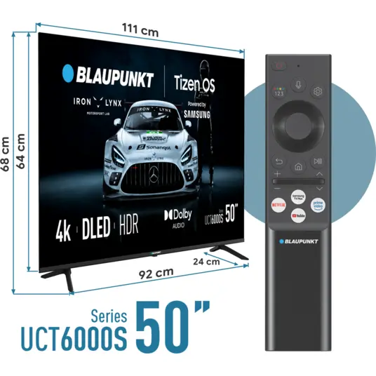 Televizorius Blaupunkt 50UCT6000S LED 50" Smart