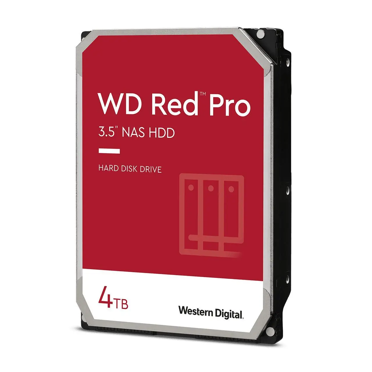 Cietais disks|WESTERN DIGITAL|Red Pro| 4 TB|Serial