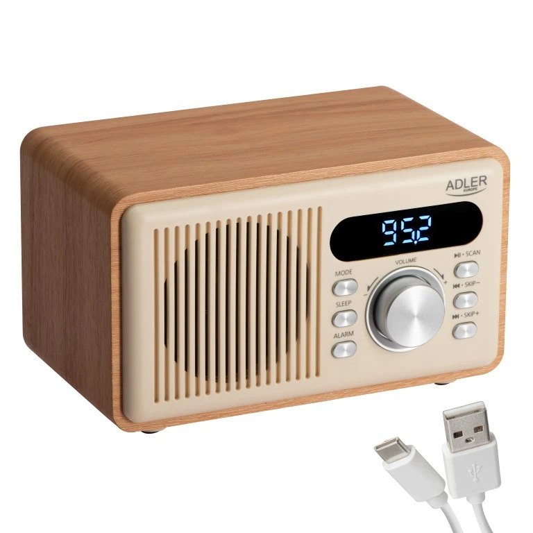Radio ar pulksteni, Bluetooth, MP3, USB