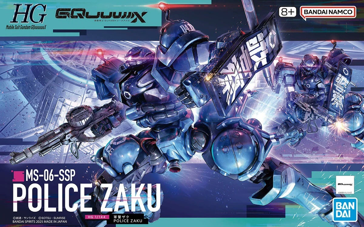 Bandai HGGQ 1/144 POLICE ZAKU