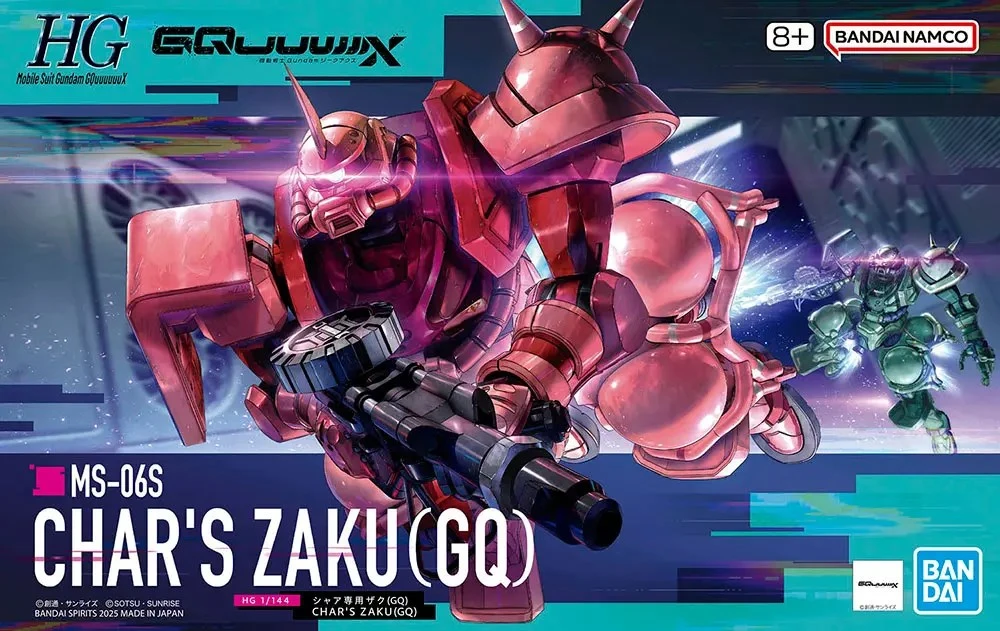 Bandai HGGQ 1/144 MS-O6S CHAR`S ZAKU