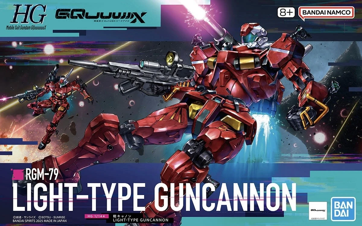 Bandai HGGQ 1/144 LIGHT-TYPE GUNCANNON