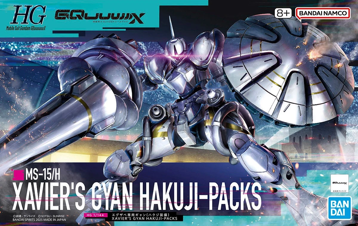 Bandai HGGQ 1/144 XAVIER`S GYAN HAKUJI-PACKS