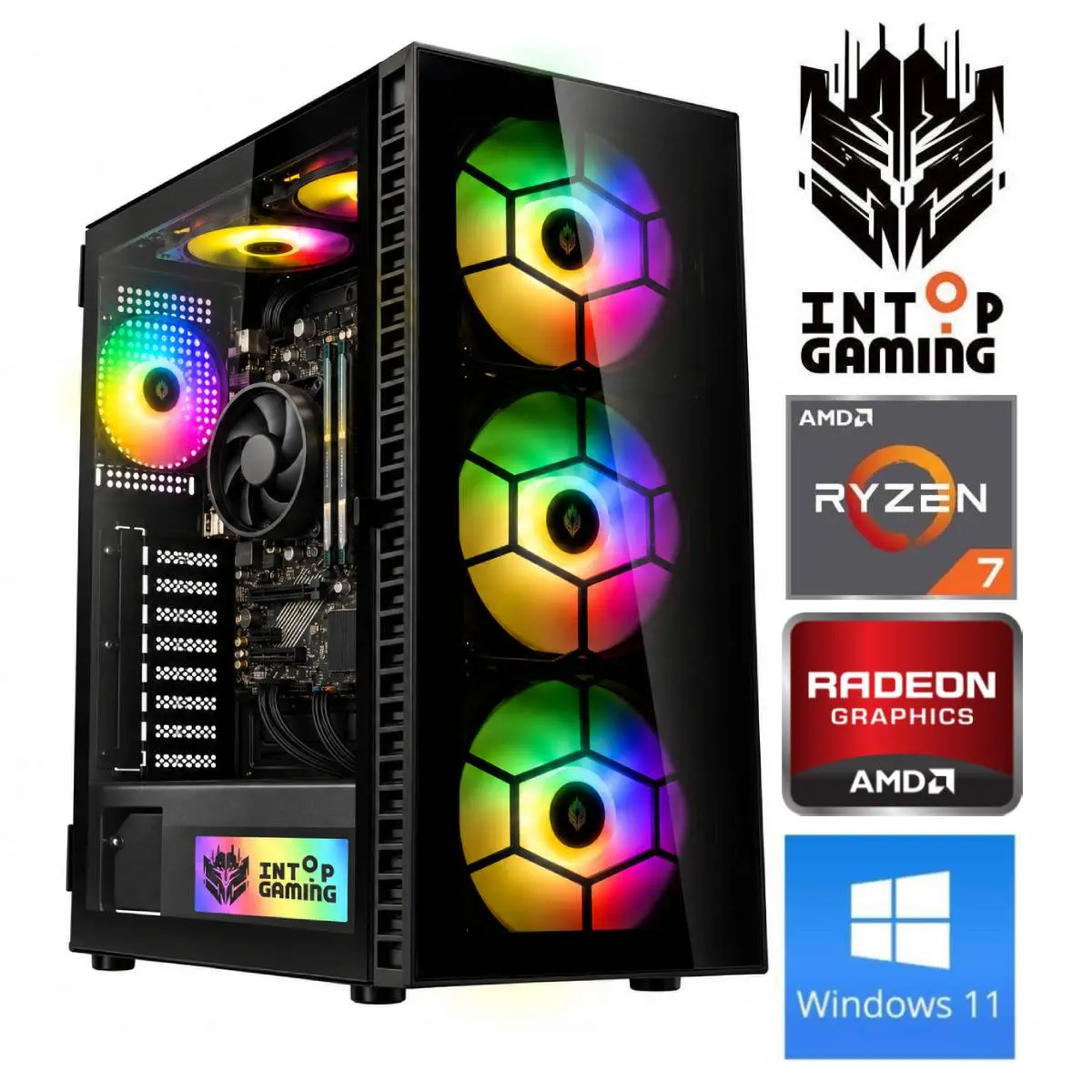 INTOP Ryzen 7 5700G 8GB 500SSD