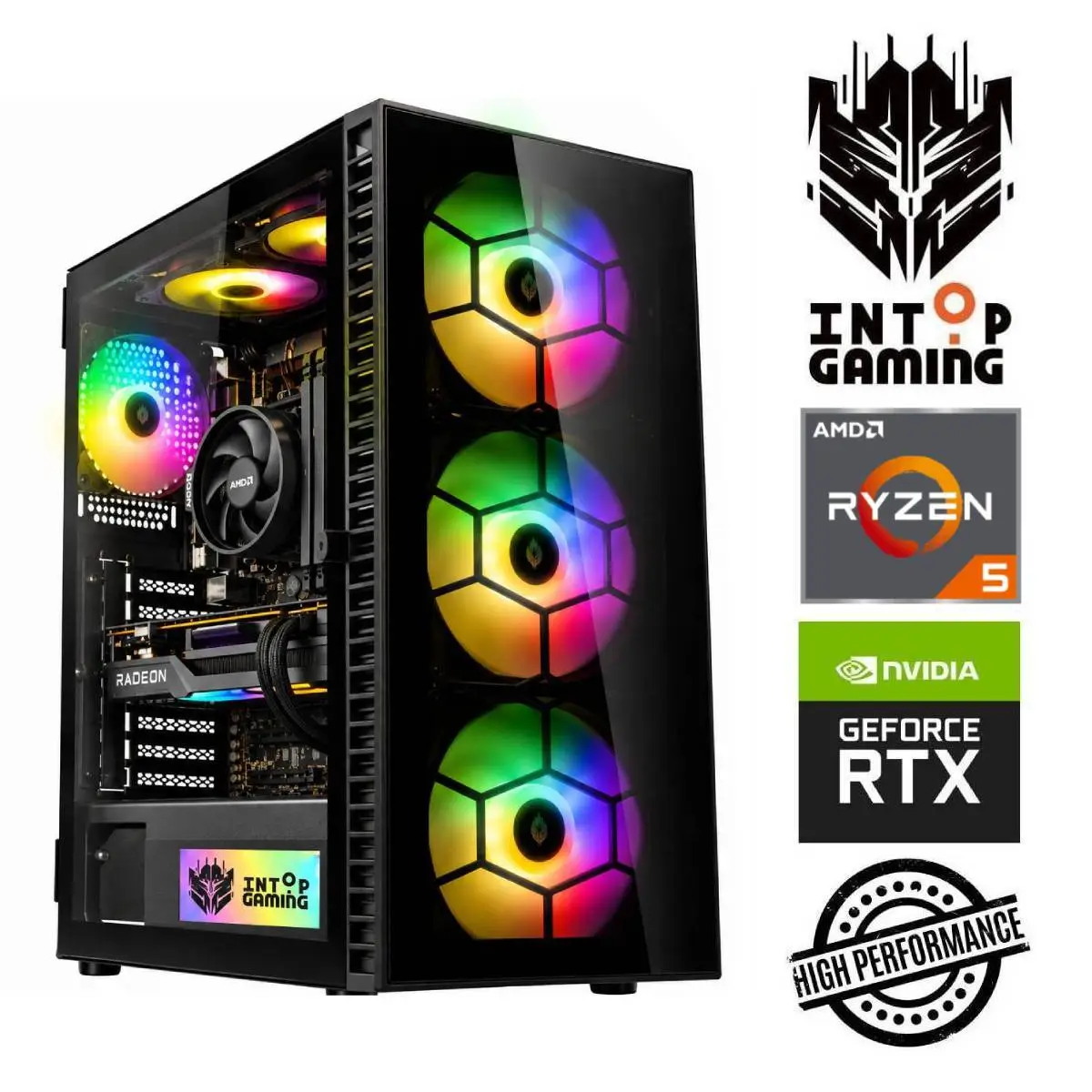 INTOP Ryzen 5 500F 16GB 250SSD