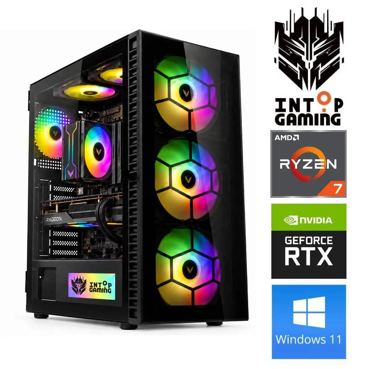 INTOP Ryzen 7 5700X 16GB 500SSD