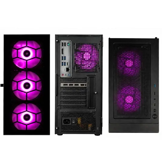 INTOP Ryzen 5 4500 64GB 1TB SSD M.2 NVME+2TB RX580 8GB WIN11 kaina ...