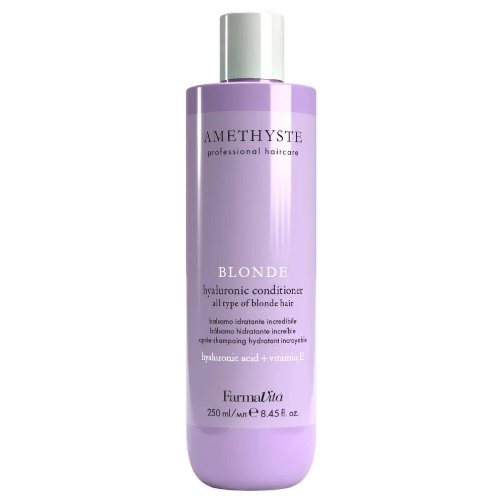 FARMAVITA_Amethyste Blonde Hyaluronic Conditioner – mitrinošs