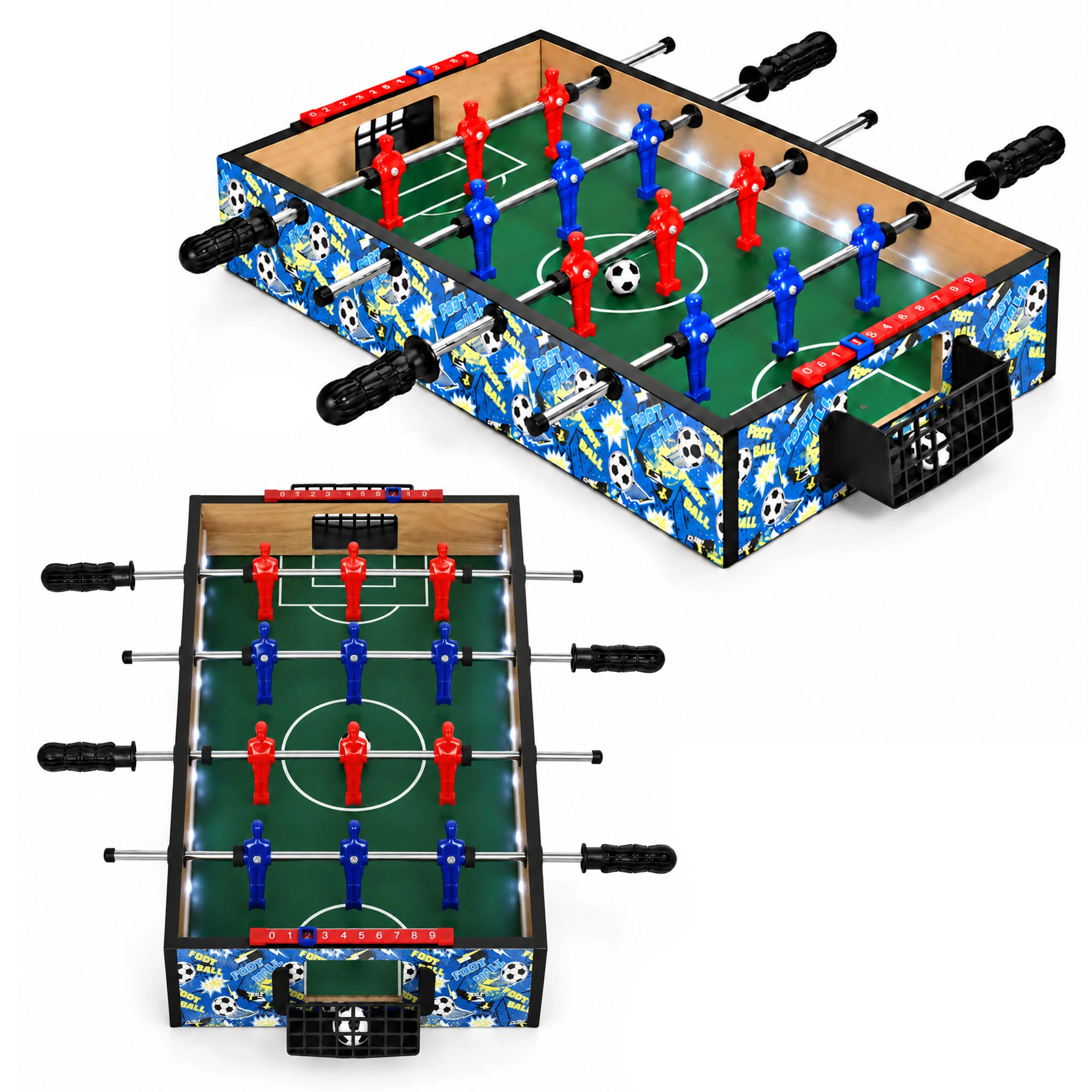 Mini galda futbola galds 50x30 cm