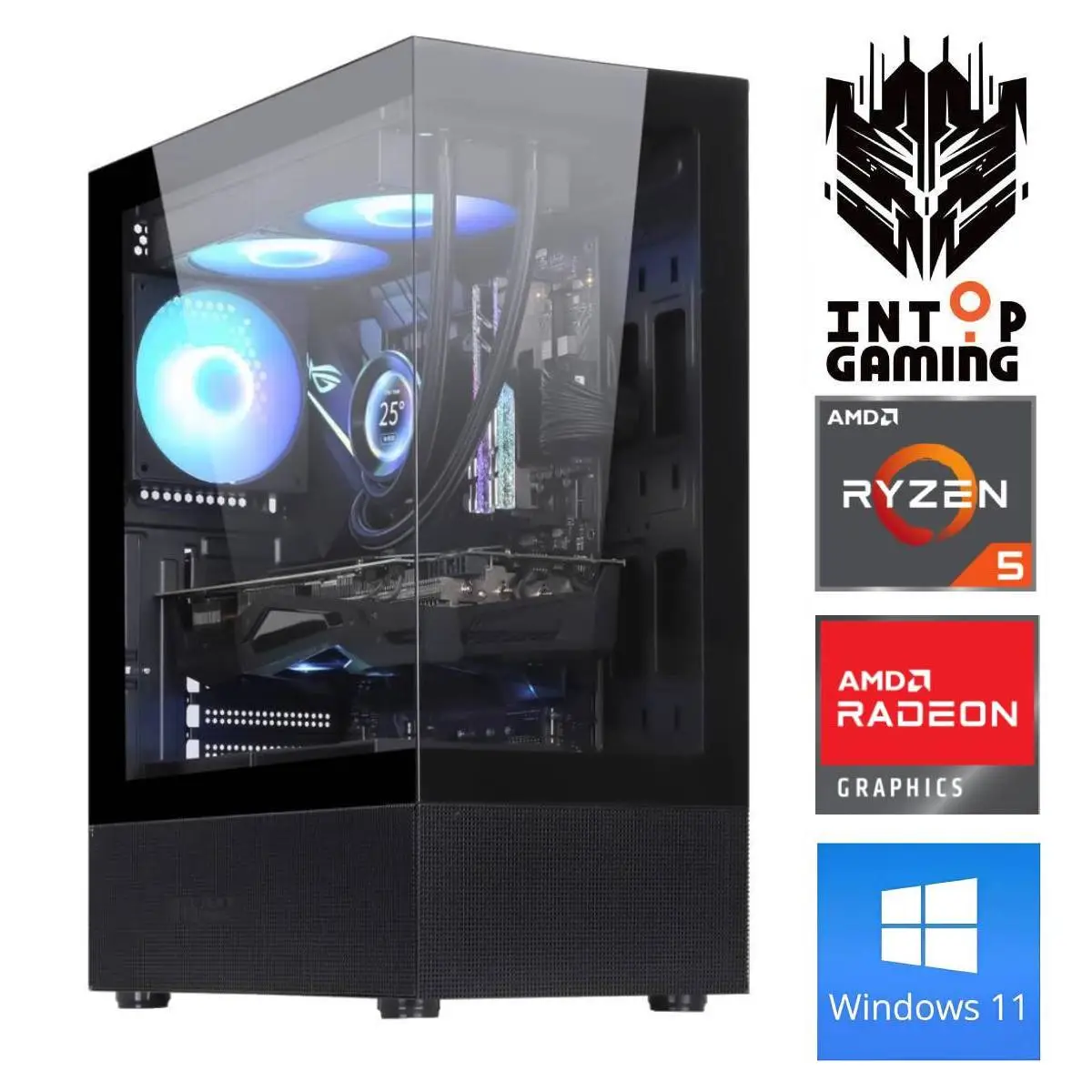 INTOP Ryzen 5 5500 16GB 250SSD