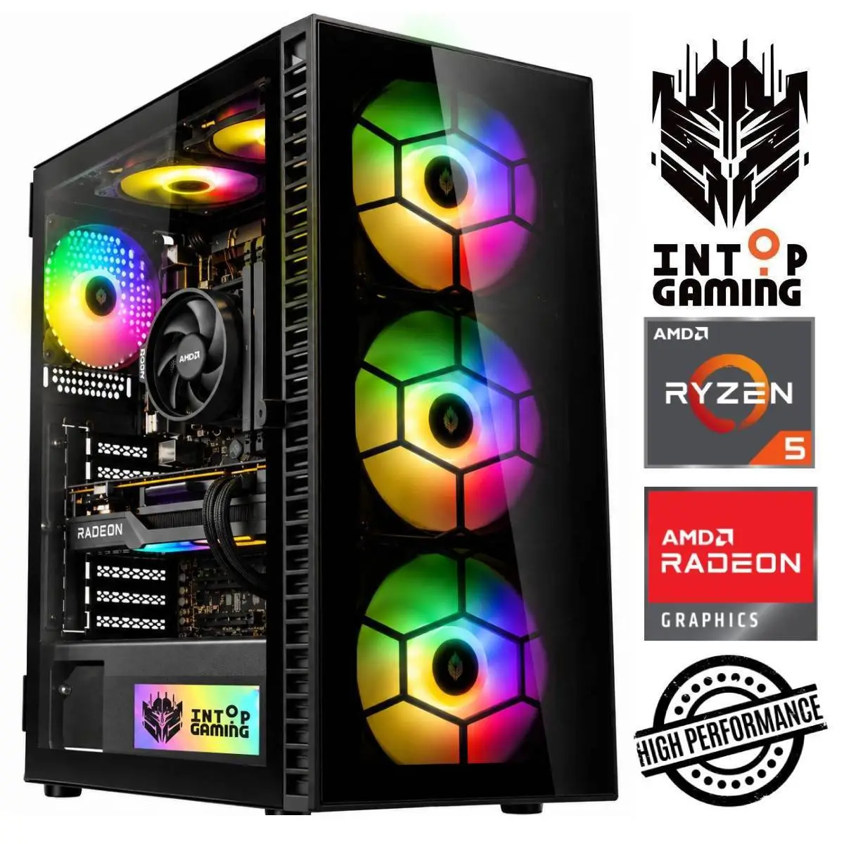 INTOP Ryzen 5 5500F 16GB 500SSD