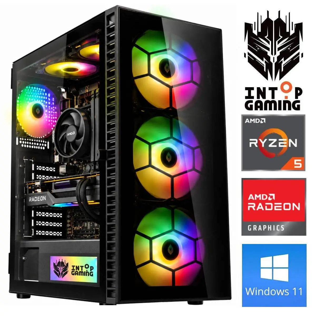 INTOP Ryzen 5 5500F 16GB 250SSD