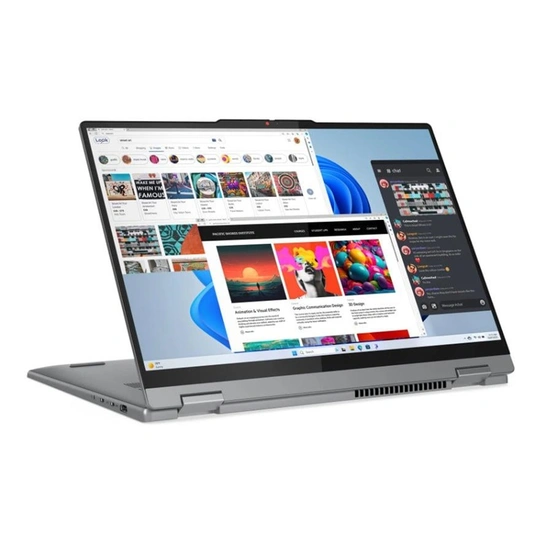 Portatīvais dators Lenovo IdeaPad 5i 2-in-1 16IRU9, 16" WUXGA, Intel Core 7 150U, RAM 16 GB, 1 TB SSD, Intel Graphics, Windows 11 Home, Luna Grey 83DU000CUS