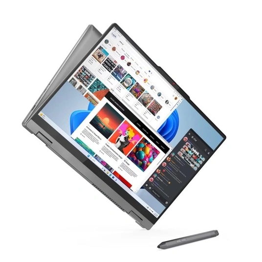 Portatīvais dators Lenovo IdeaPad 5i 2-in-1 16IRU9, 16" WUXGA, Intel Core 7 150U, RAM 16 GB, 1 TB SSD, Intel Graphics, Windows 11 Home, Luna Grey 83DU000CUS