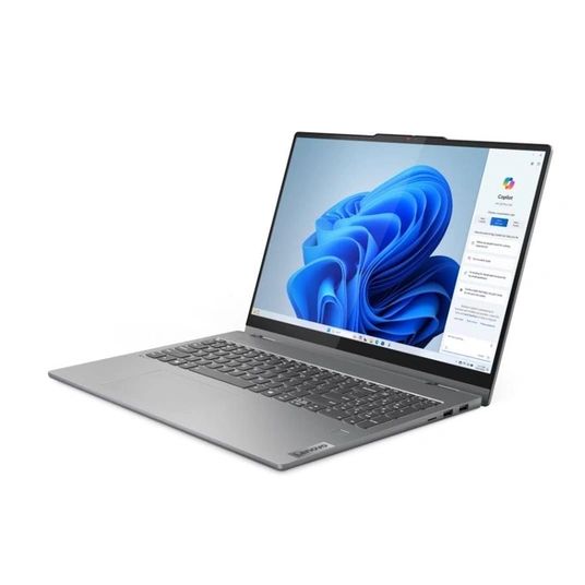 Portatīvais dators Lenovo IdeaPad 5i 2-in-1 16IRU9, 16" WUXGA, Intel Core 7 150U, RAM 16 GB, 1 TB SSD, Intel Graphics, Windows 11 Home, Luna Grey 83DU000CUS