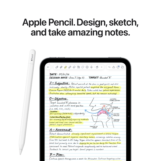 Planšetdators Apple iPad mini (A20 Pro) Wi‑Fi + Cellular 128GB with standard glass - Starlight MJ684HC/A