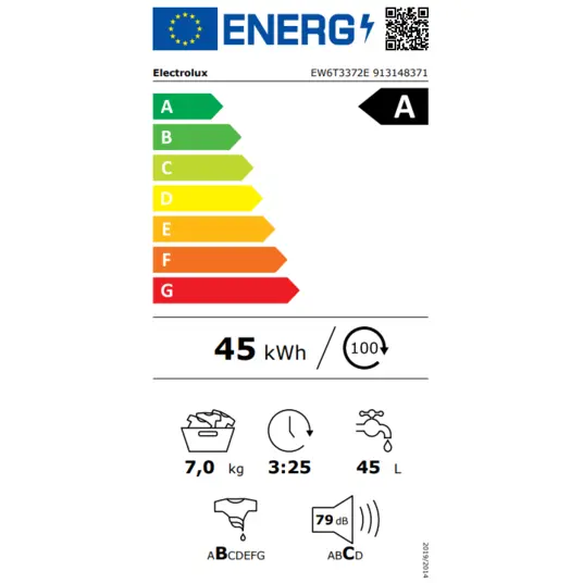 Skalbimo mašina Electrolux EW6T3372E (defektuota prekė)