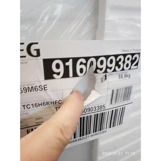 Džiovyklė AEG TR959M6SE (su defektu)
