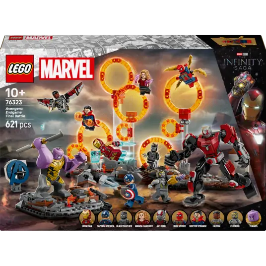 LEGO® 76323 ǀ Marvel Keršytojai. Pabaiga lemiamas mūšis (pažeista pakuotė)