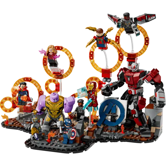 LEGO® 76323 ǀ Marvel Keršytojai. Pabaiga lemiamas mūšis (pažeista pakuotė)