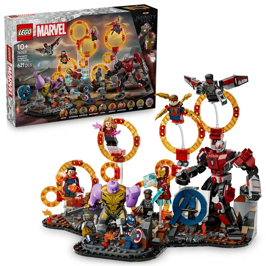 LEGO® 76323 ǀ Marvel Keršytojai. Pabaiga lemiamas mūšis (pažeista pakuotė)
