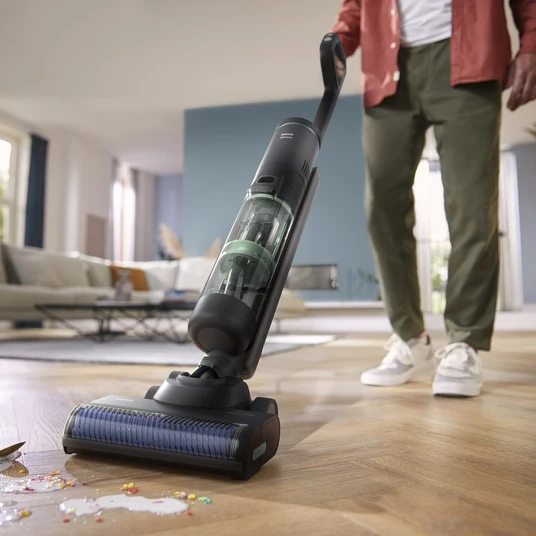 Philips 7000 series XW7263/11 Pölynimuri / Sähköluuta Kaksi-in-yhdessä-pölynimuri Akku kuiva ja märkä pussiton 0,45 L Musta