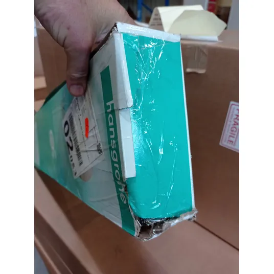 Hansgrohe Crometta – dušo komplektas Vario su termostatu Ecostat 1001 CL, 2 srovių tipai, balta/chromas 27813400 (pažeista pakuotė)